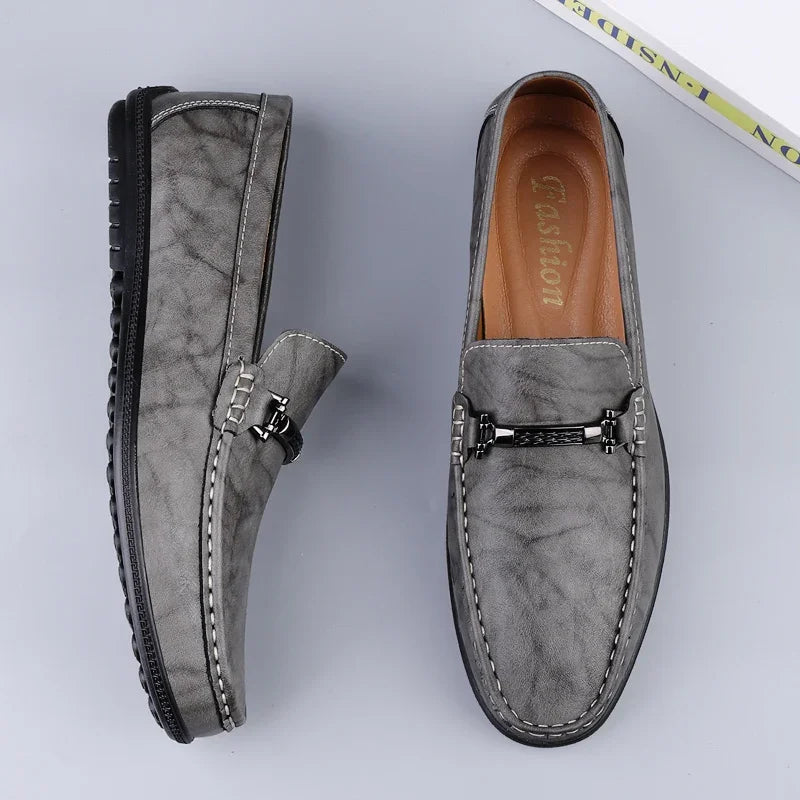The Milo Leather Moccasins