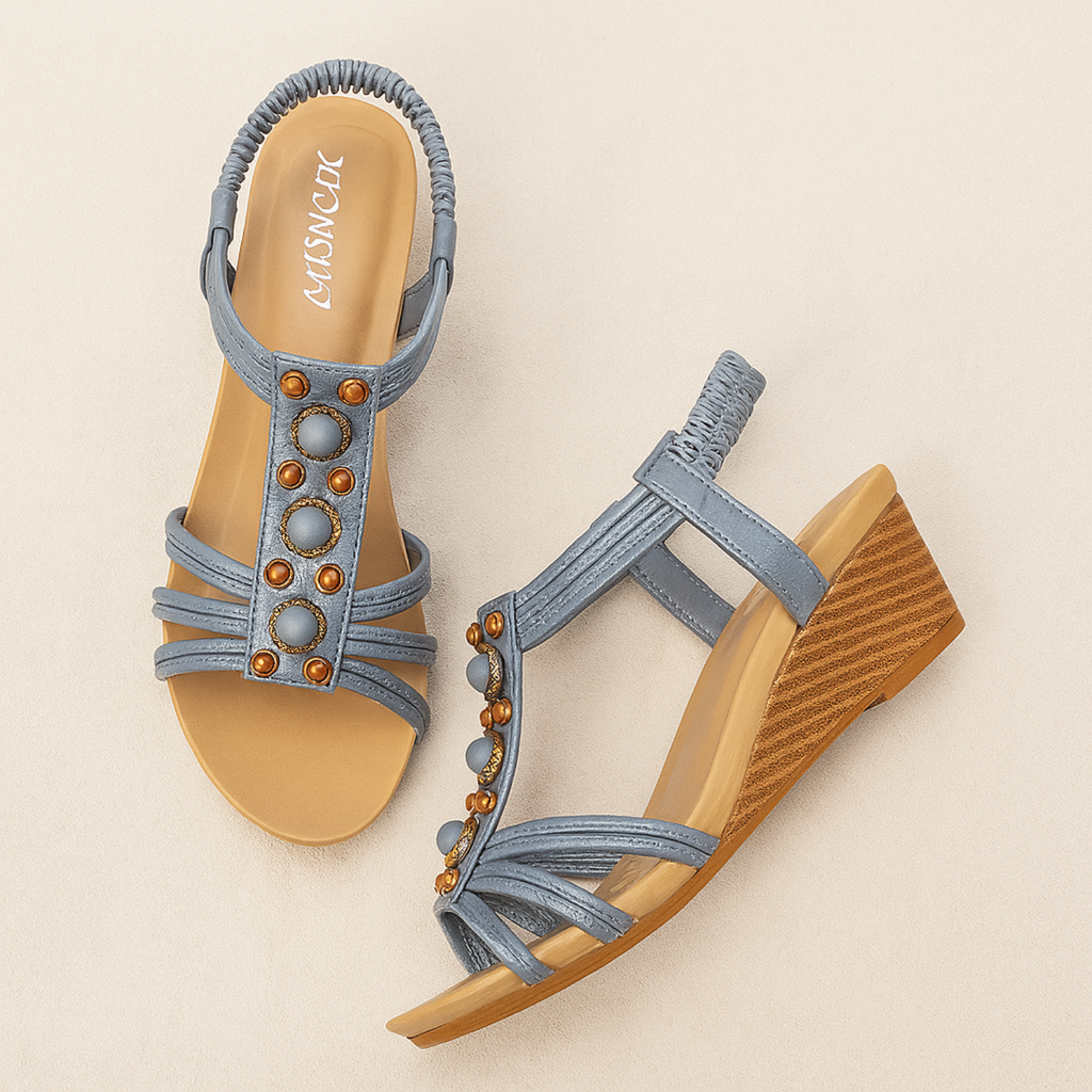 Sophia Wedge Sandals