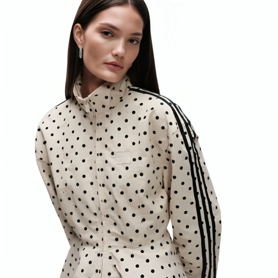 Polka Dot Jacket and Pants Set