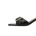 Sandal Black Leather