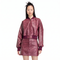 Pleather Set Maroon