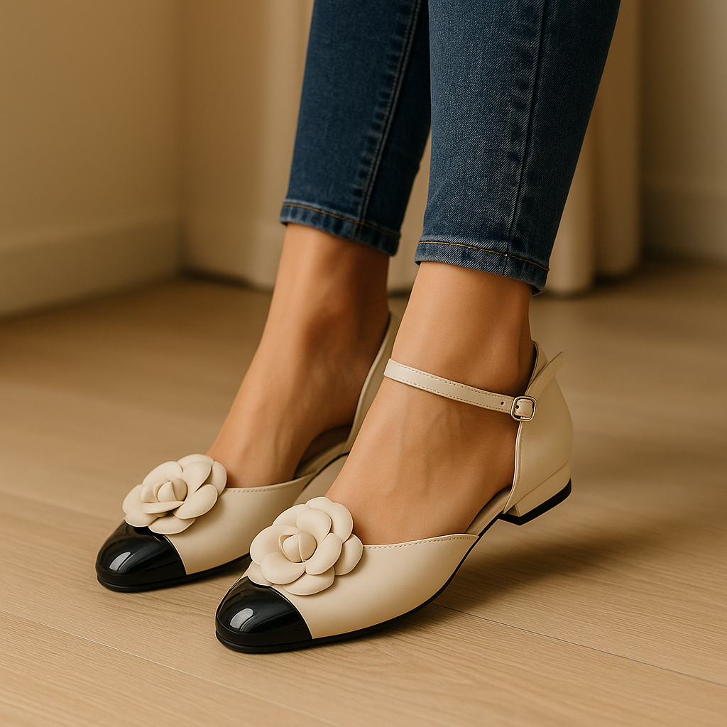 Camille Floral Flats