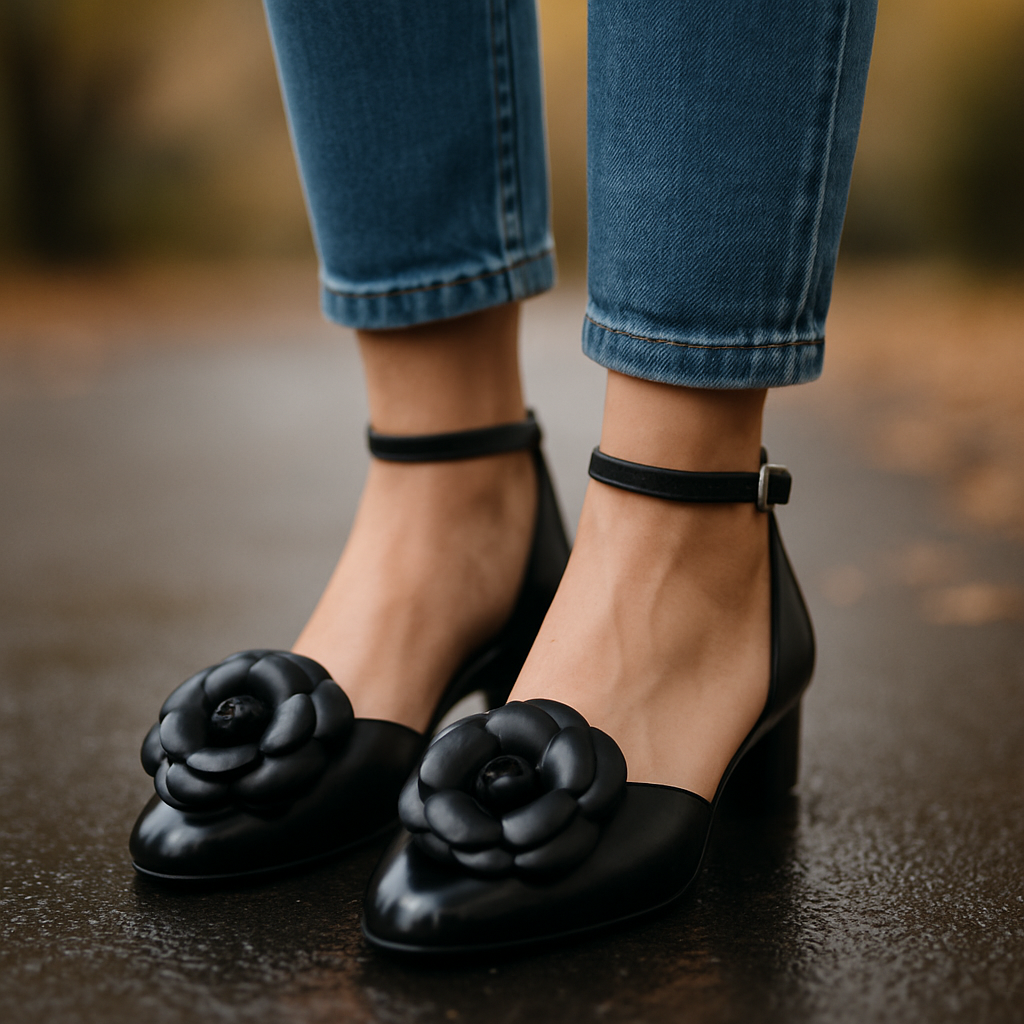 Camille Floral Flats