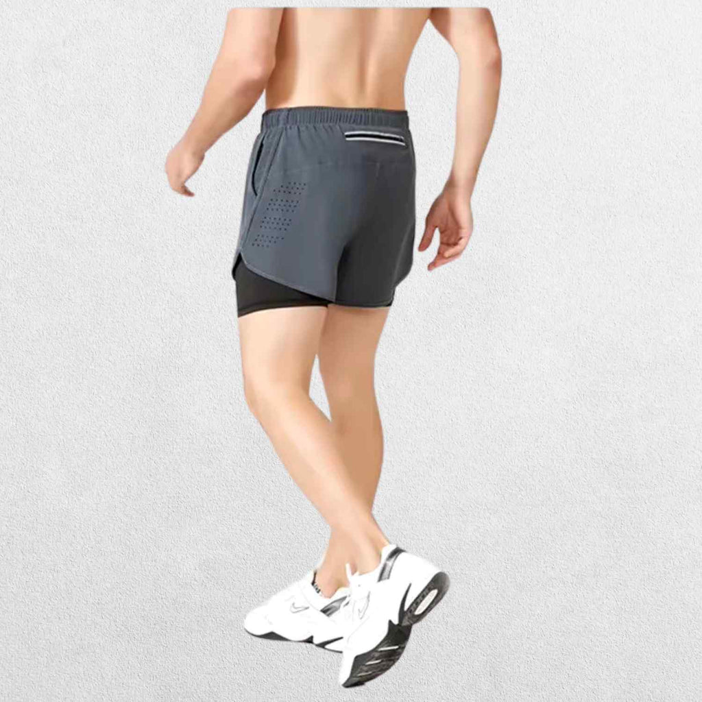 GPW High-Performance Men’s Running Shorts | Built-in Compression & Pocket