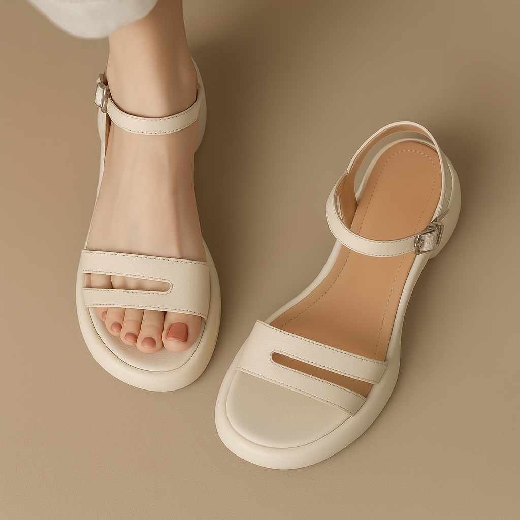 Allegra Platform Slingback Sandals – Women’s Open-Toe Summer Shoes
