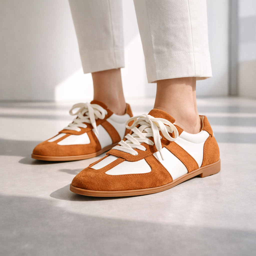 Lara Leather Lace-Up Shoes
