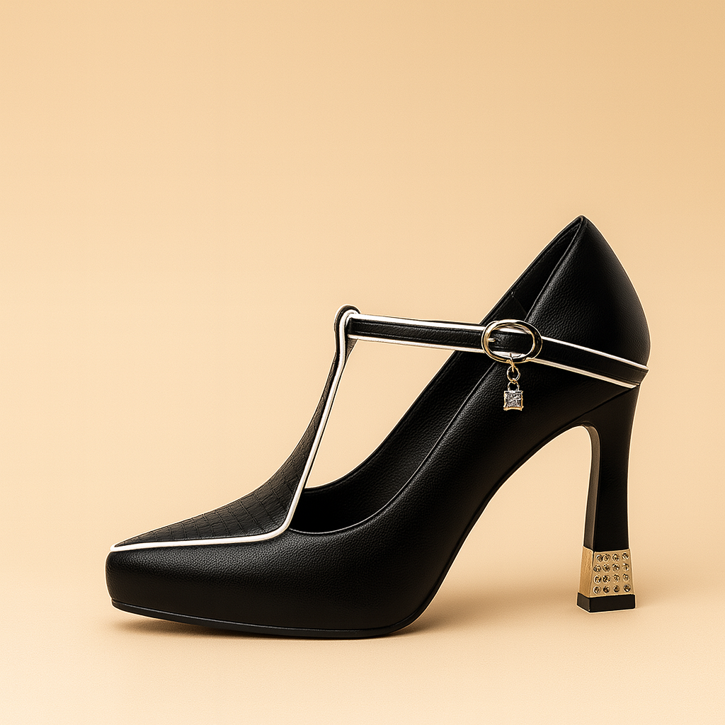 Aria Pointed Platform Heels
