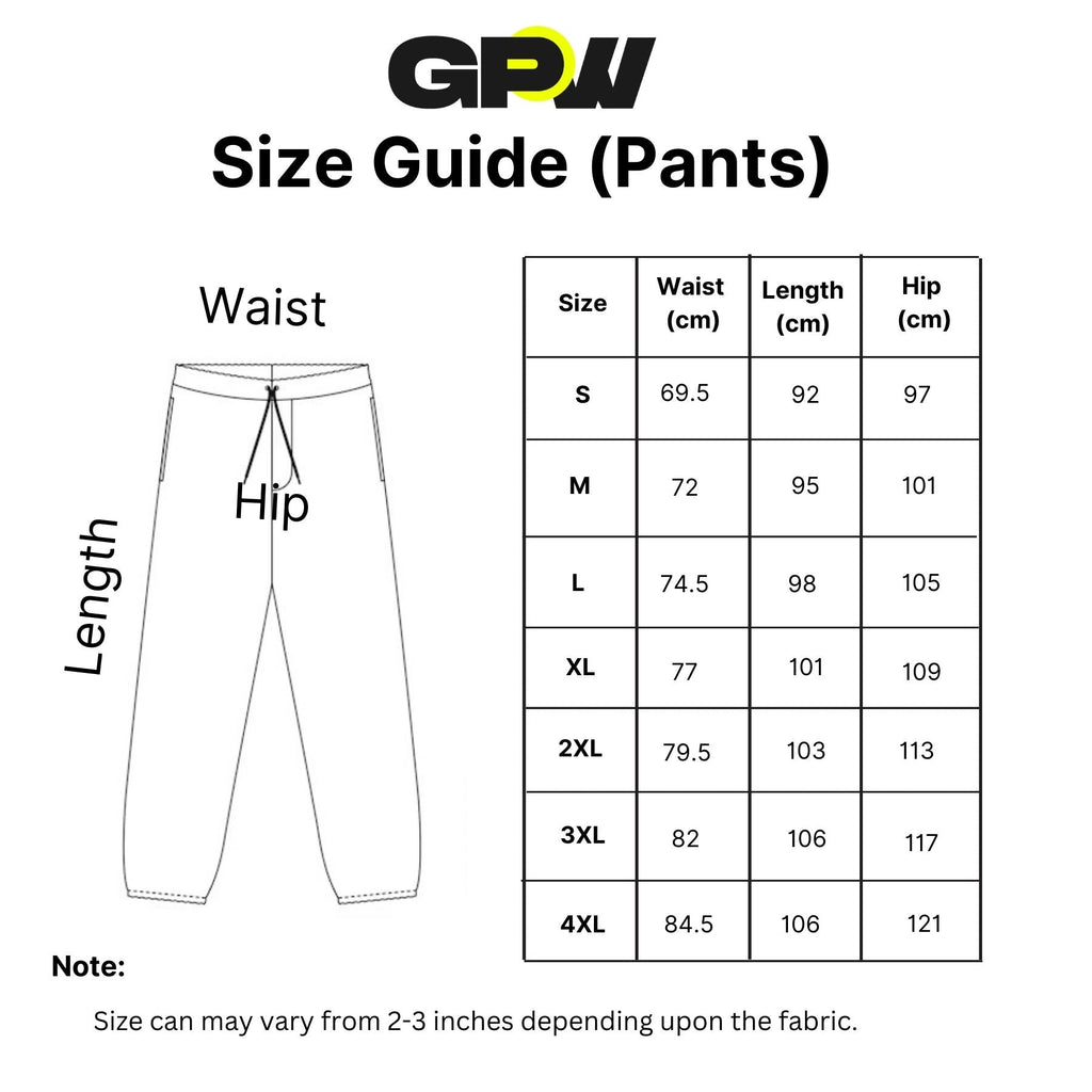 GPW Men's Slim Fit Pencil Pants - Athletic Joggers for Running & Workouts