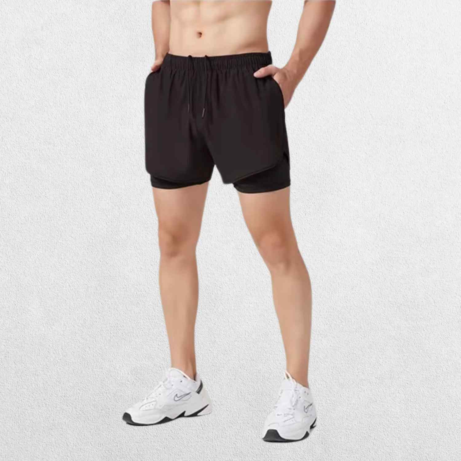 GPW High-Performance Men’s Running Shorts | Built-in Compression & Pocket