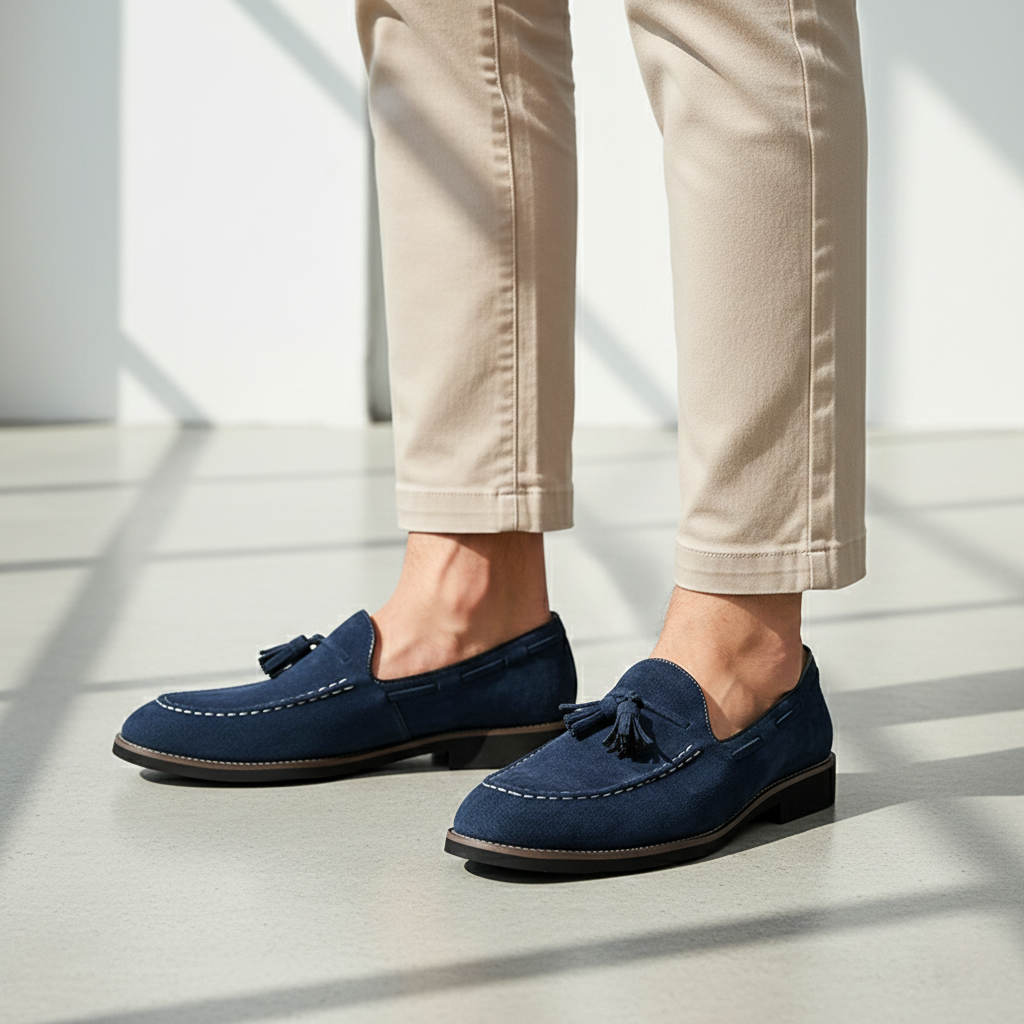 Harrington Suede Tassel Loafers