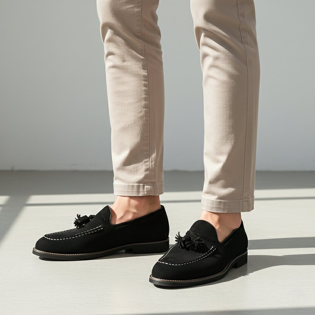 Harrington Suede Tassel Loafers