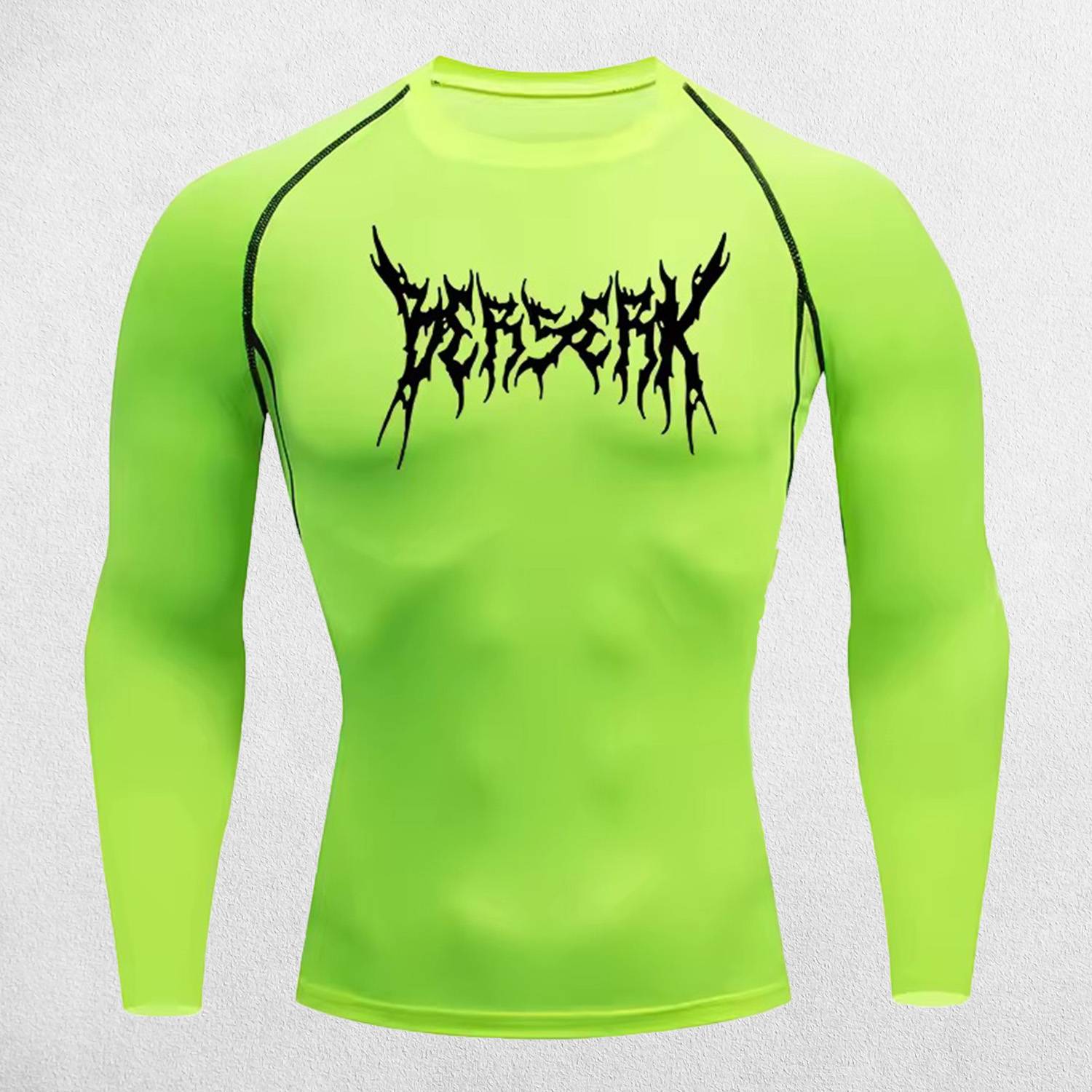 Quick Dry Rash Guard Berserk Printed Men’s Athletic Compression T-Shirt