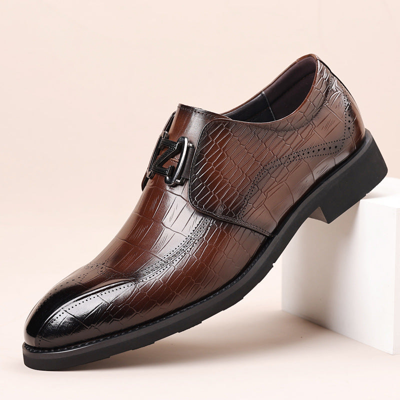 Alessio Full Grain Leather Dress Shoes