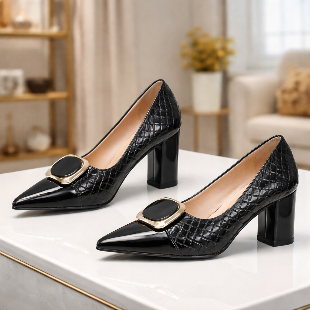 Elena Vegan Leather Pumps