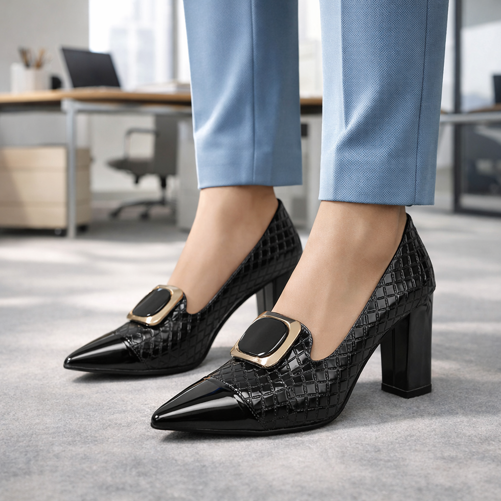 Elena Vegan Leather Pumps