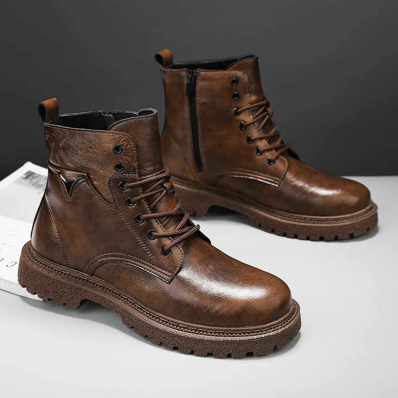 Marco Leather Ankle Boots