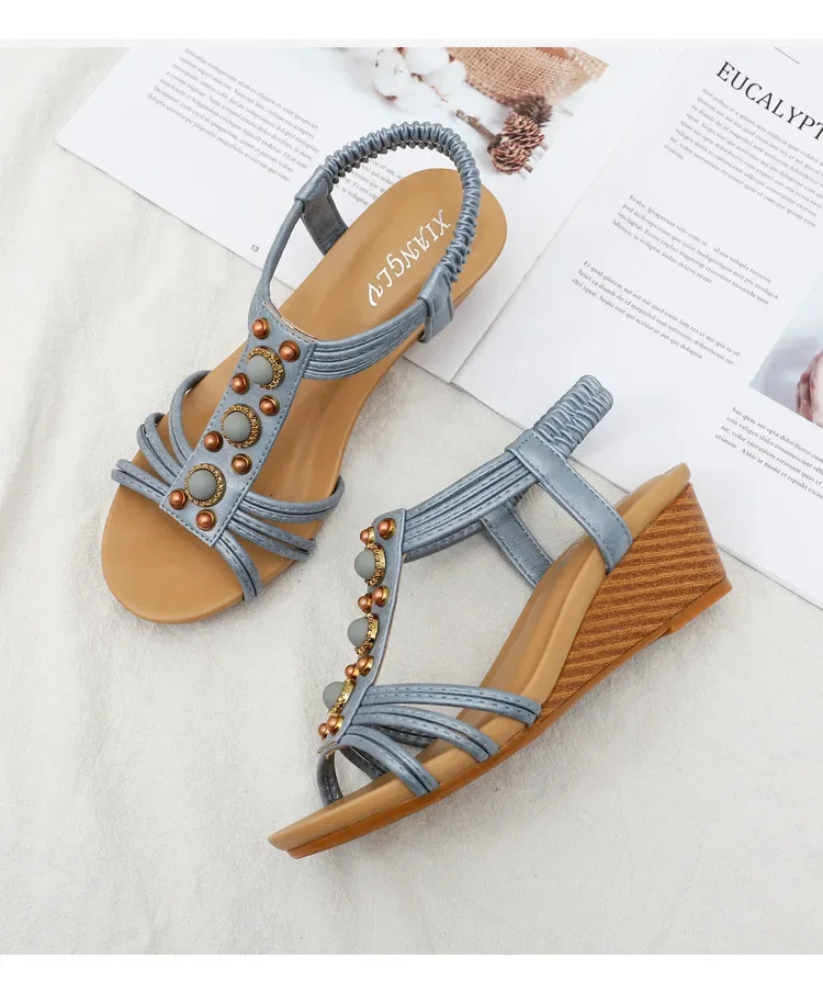 Sophia Wedge Sandals
