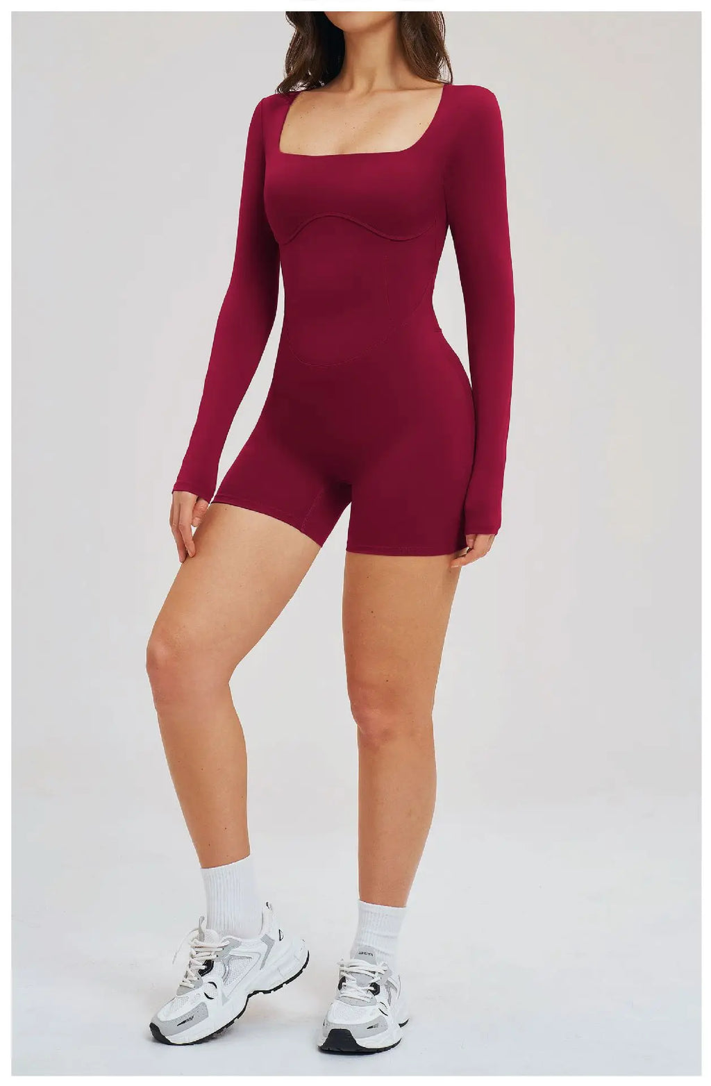 Women Bodysuits Gym Rompers Push Up Workout Clothes Backless Scrunch Fitness Sports Yoga Bodysuit Short Sleeves Fitness Jumpsuit