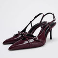 The Siren Slingback Heels