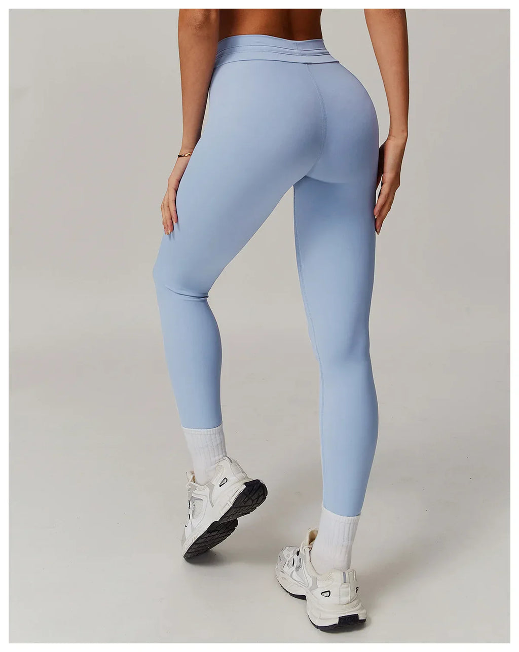 Women Gym Leggings Workout Yoga Sports Pant Stretchy High Waist Straps Leggings Fitness Tights Sports Push Up Activewear Pants