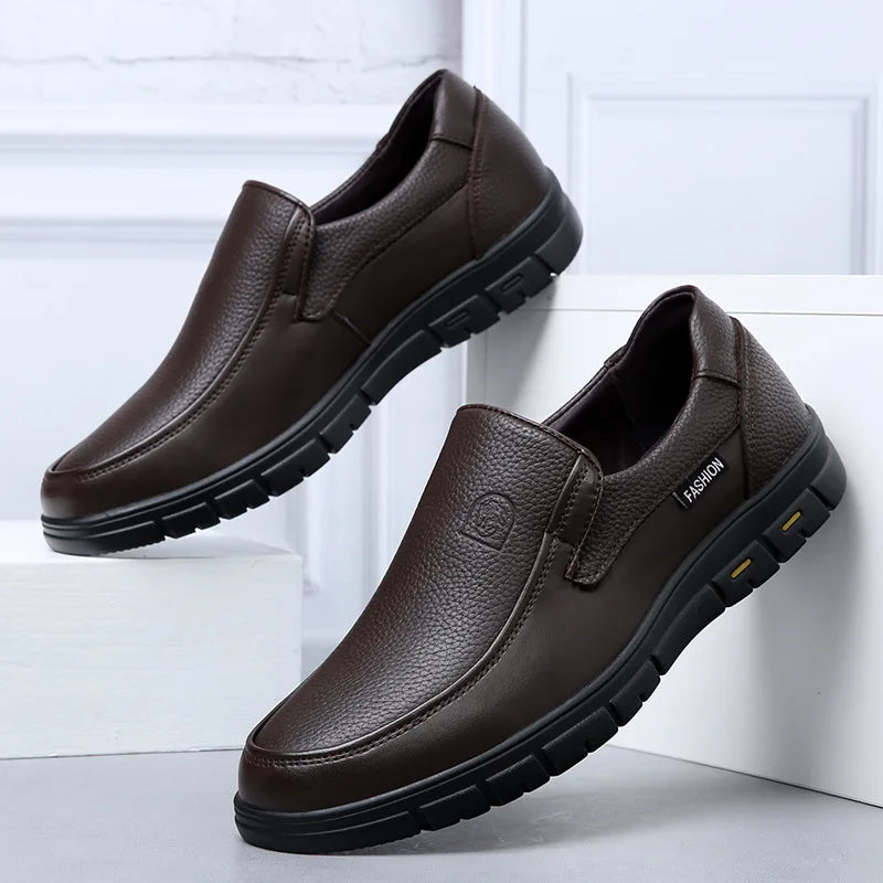 Rohan Slip-On Leather Shoes