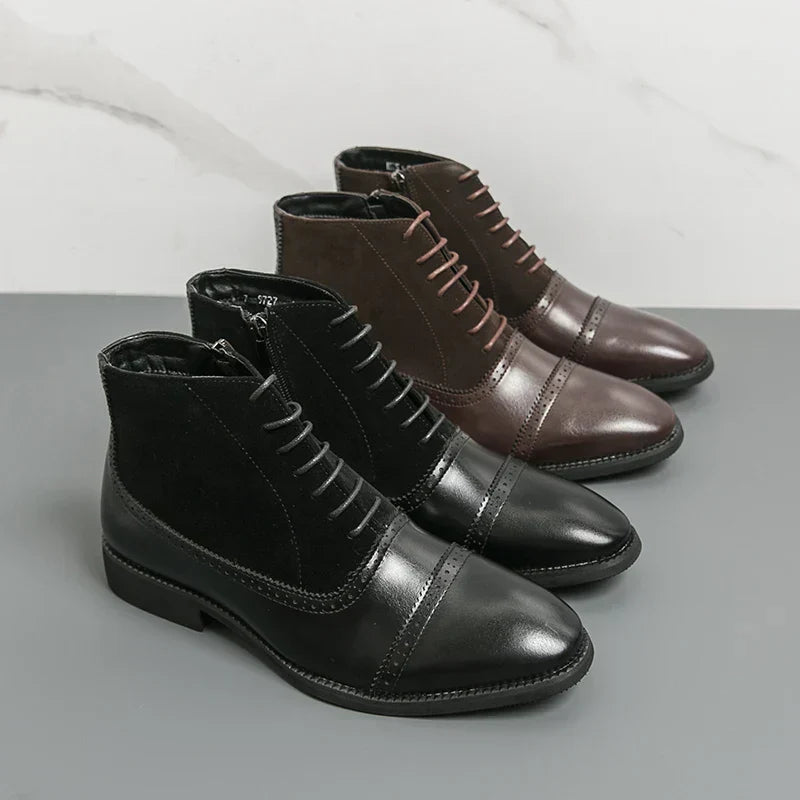 Marco Leather Ankle Boots