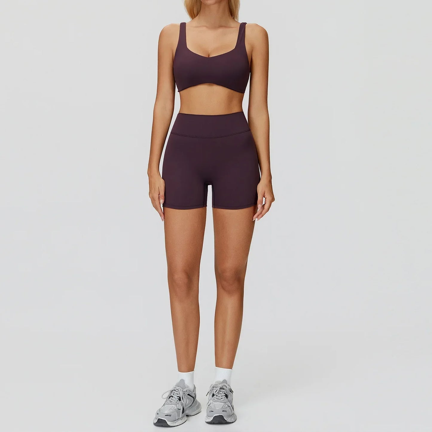 Yoga set 2 pieces women's sportswear gym clothes exercise running fitness set