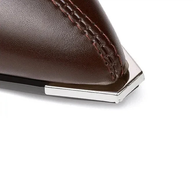 Raven Luxe Chrome Boots