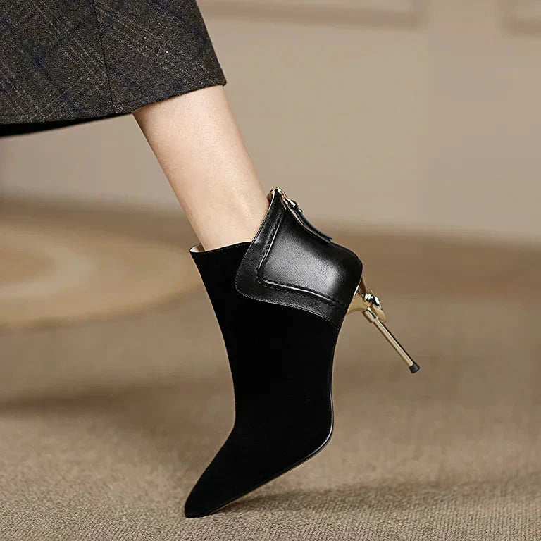 Valentina Pointed Ankle Boots