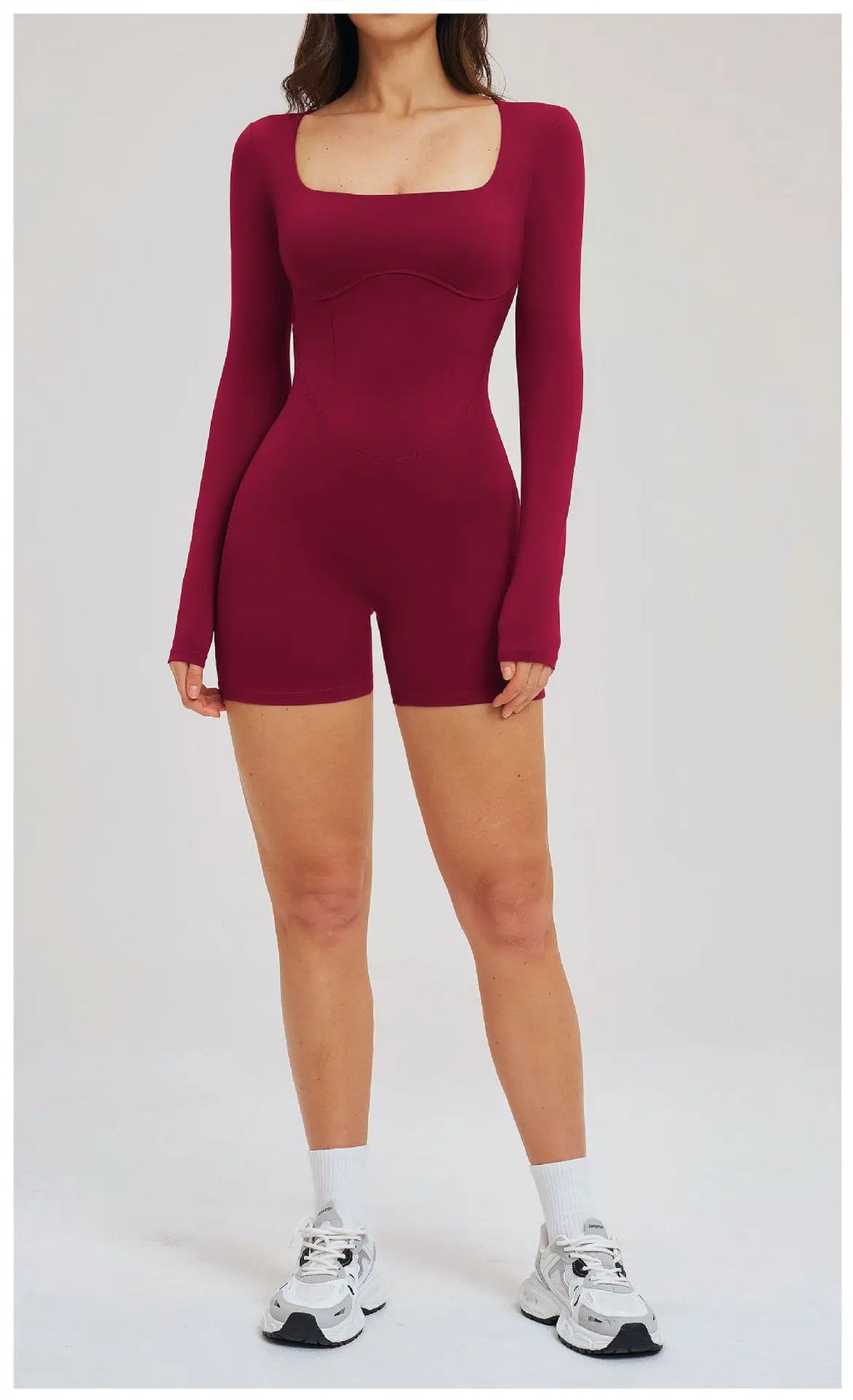 Women Bodysuits Gym Rompers Push Up Workout Clothes Backless Scrunch Fitness Sports Yoga Bodysuit Short Sleeves Fitness Jumpsuit