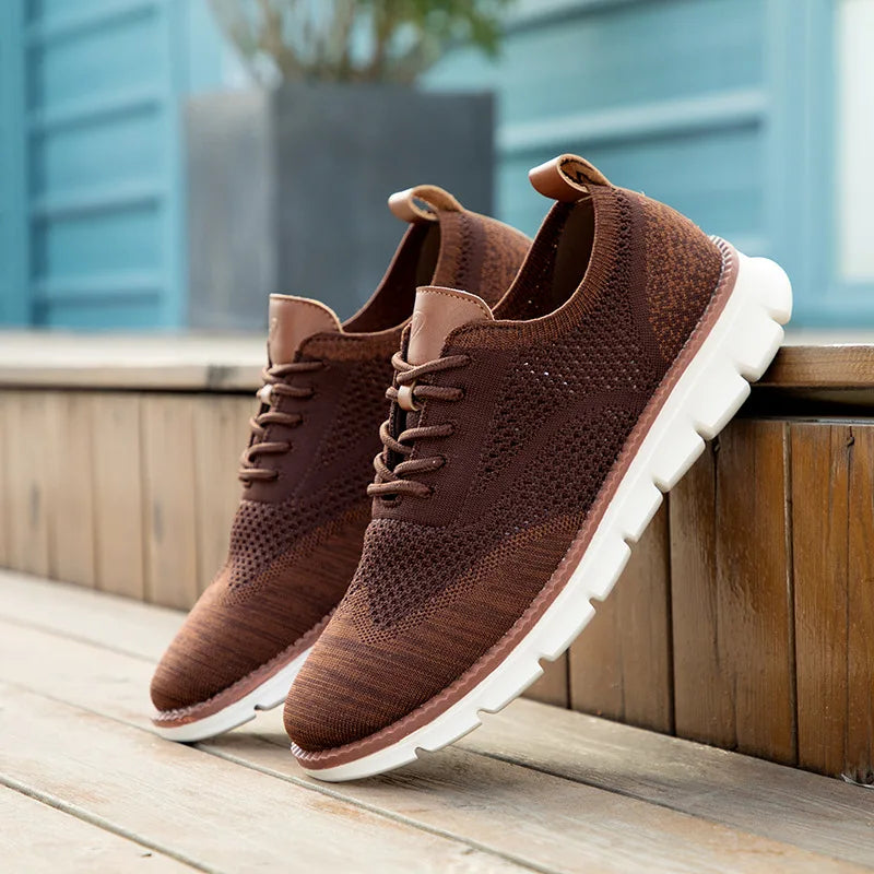 Marco Knit Mesh Sneakers – Men’s Breathable Walking Shoe