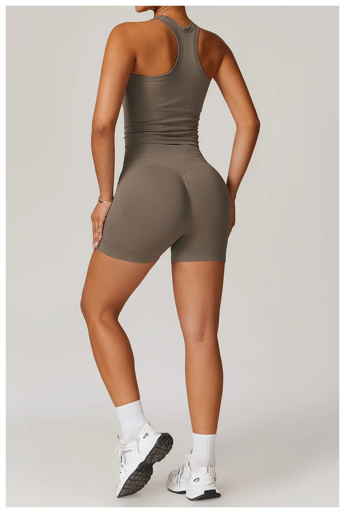 2 Pieces Women's Clothes Seamless Yoga Set Workout Tracksuit Sportswear Gym Clothing High Waist Leggings Fitness Sports Suits