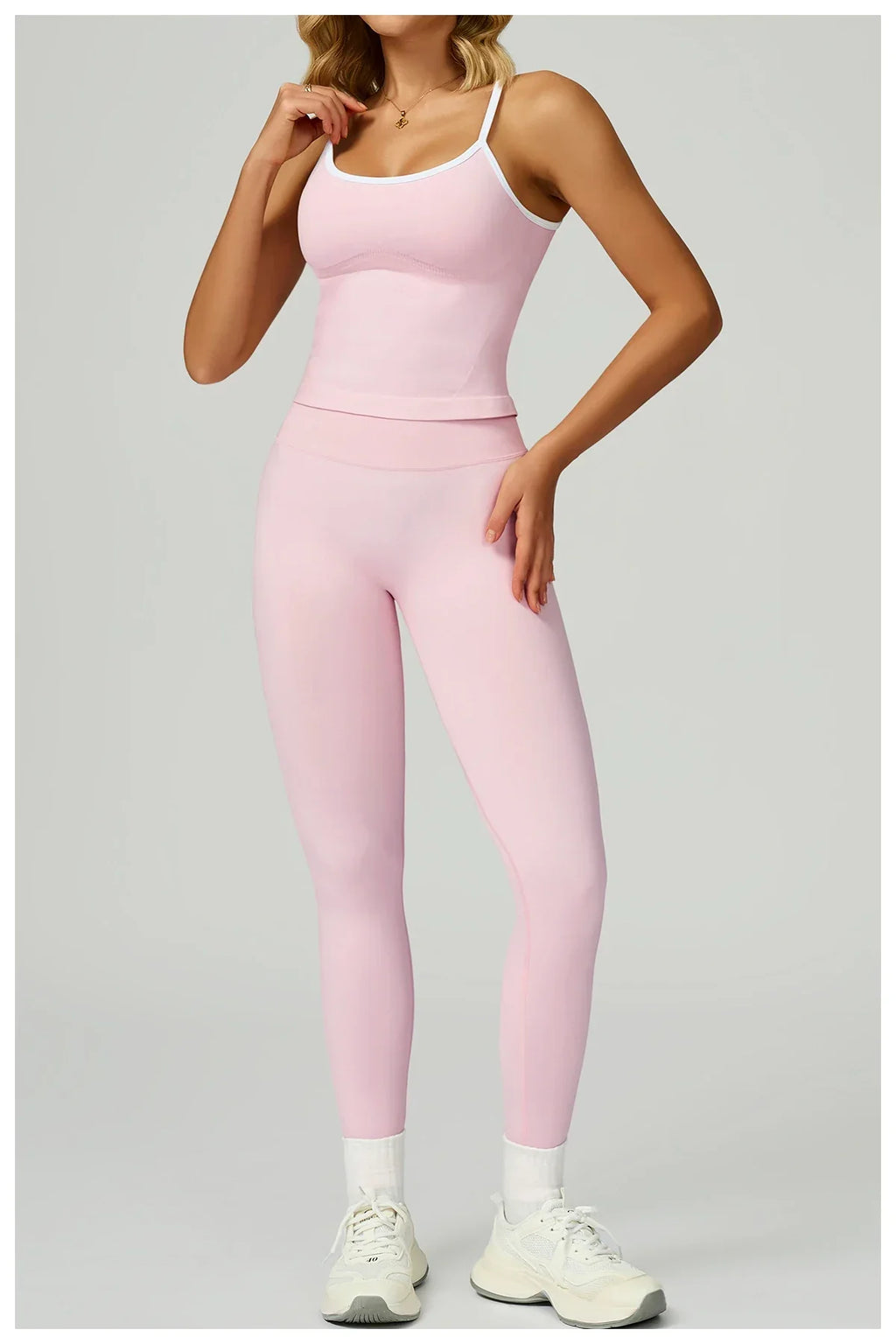 Seamless Sports Fitness Vest with Chest Pad Summer Shockproof Beauty Back Nude Feeling Suit Pilates Training Yoga Top Yoga Bras