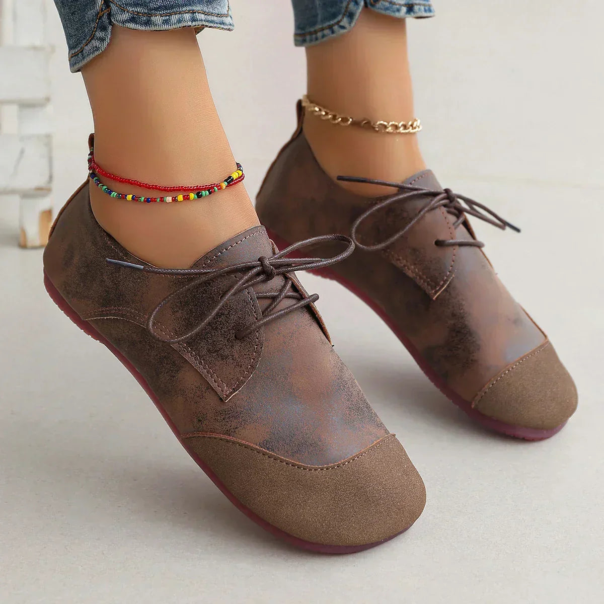 Chiara Barefoot Oxford Flats