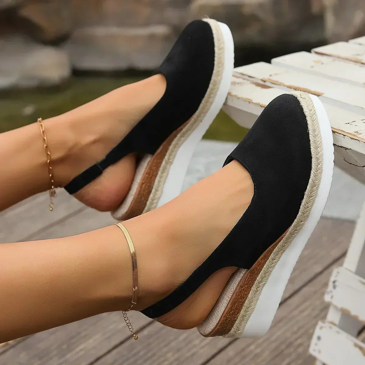 Lucia Wedge Sandals