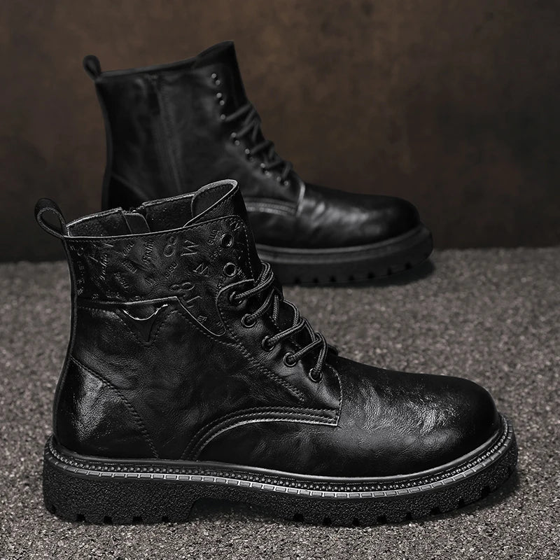 Marco Leather Ankle Boots