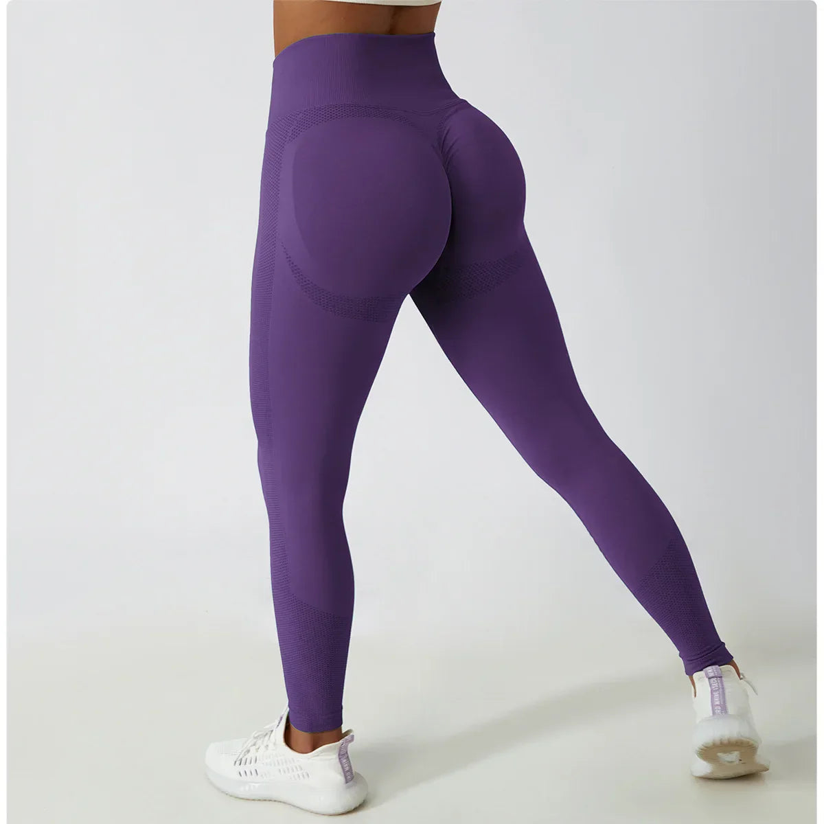 Seamless Leggings Women High Waist Yoga Pants Scrunch Butt Gym Push-up Legging Booty Yoga Leggings Sports Fitness Workout Tights