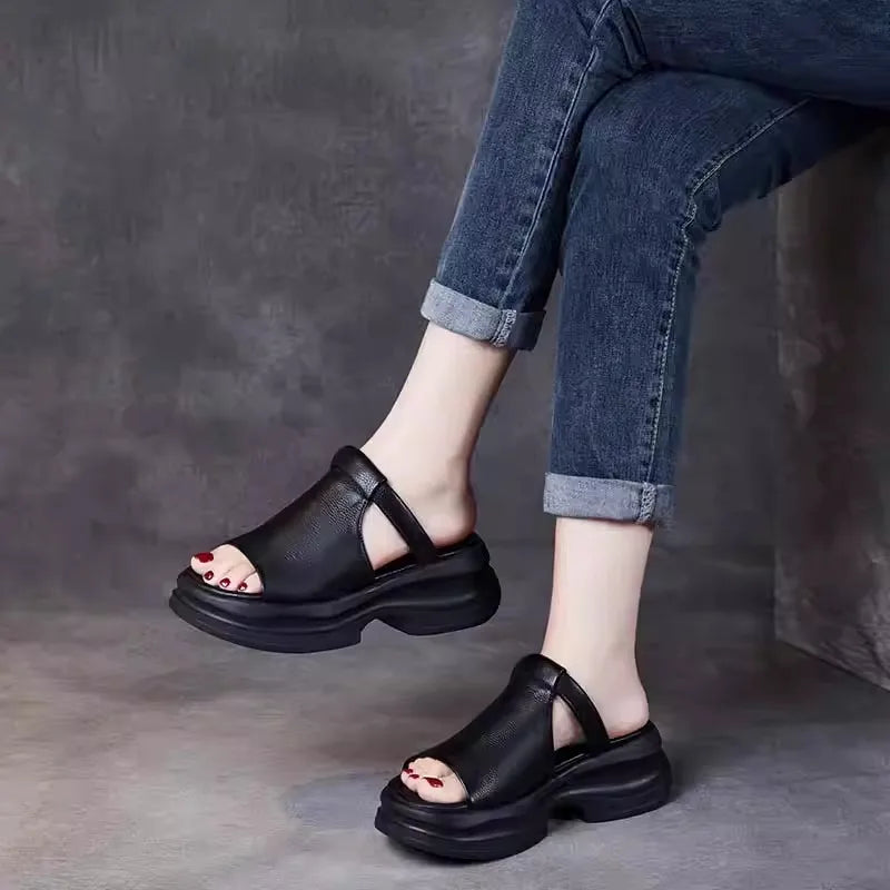 Emma Leather Sandals