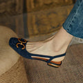 Elise Suede Slingbacks