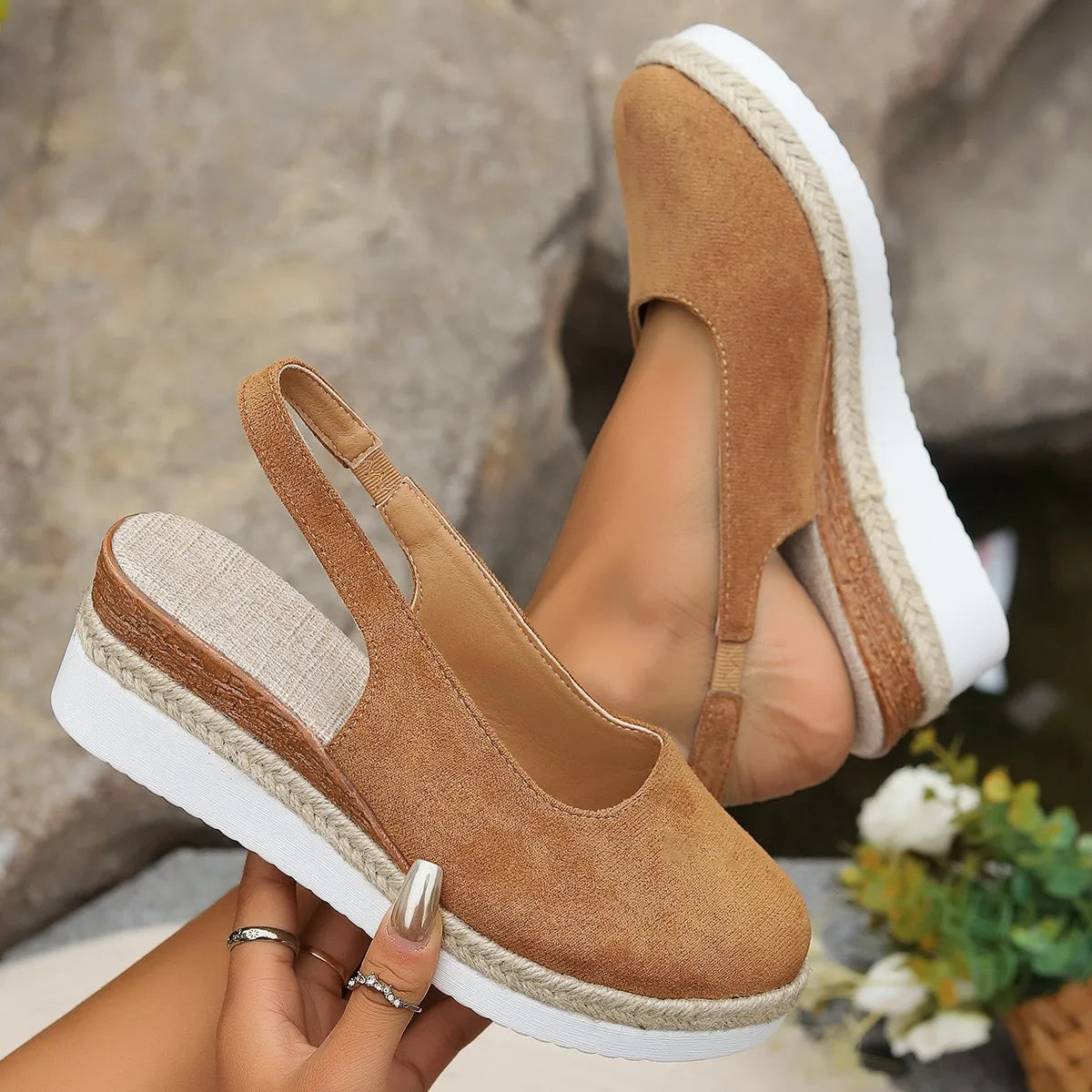 Lucia Wedge Sandals