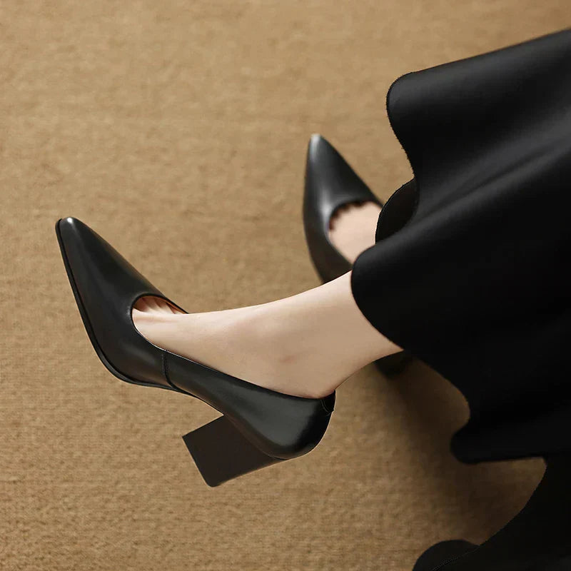Sofia Leather Pumps