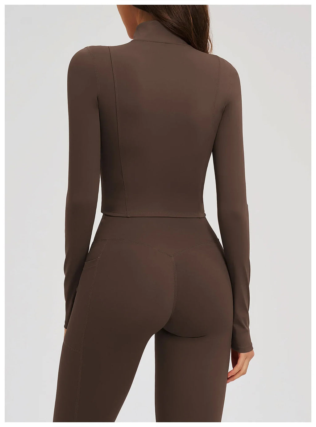 Yoga Long Sleeve Zipper Jacket Women Crop Tops T-shirts Solid Sports Top Running Shirts Sexy Quick Dry Fitness Gym Sport Wear