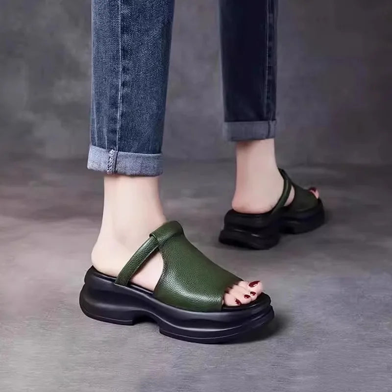 Emma Leather Sandals