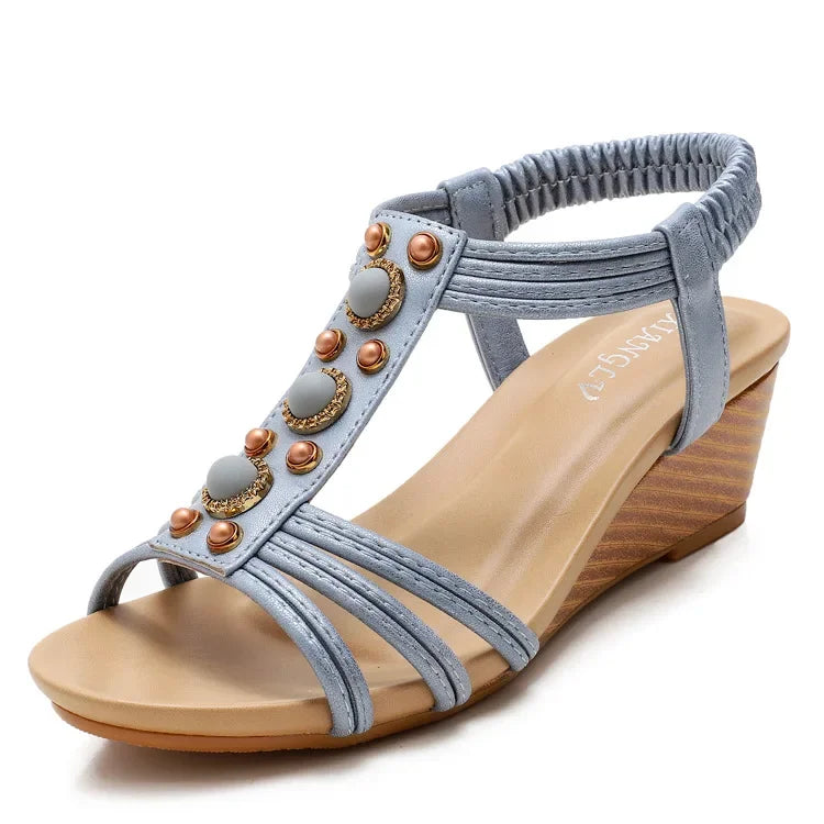 Sophia Wedge Sandals