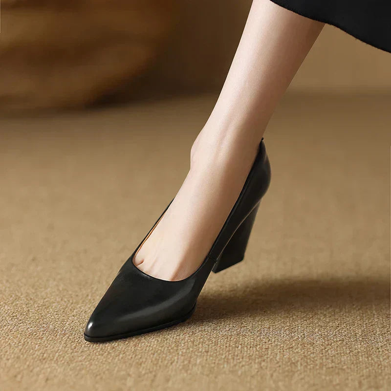 Sofia Leather Pumps