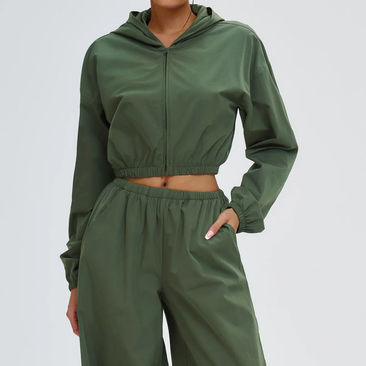 New Yoga Long Sleeve Outdoor Sunscreen Coat Women's Zipper Windproof Hoodie Sports Coat Cycling and Mountaineering Outerwear Top
