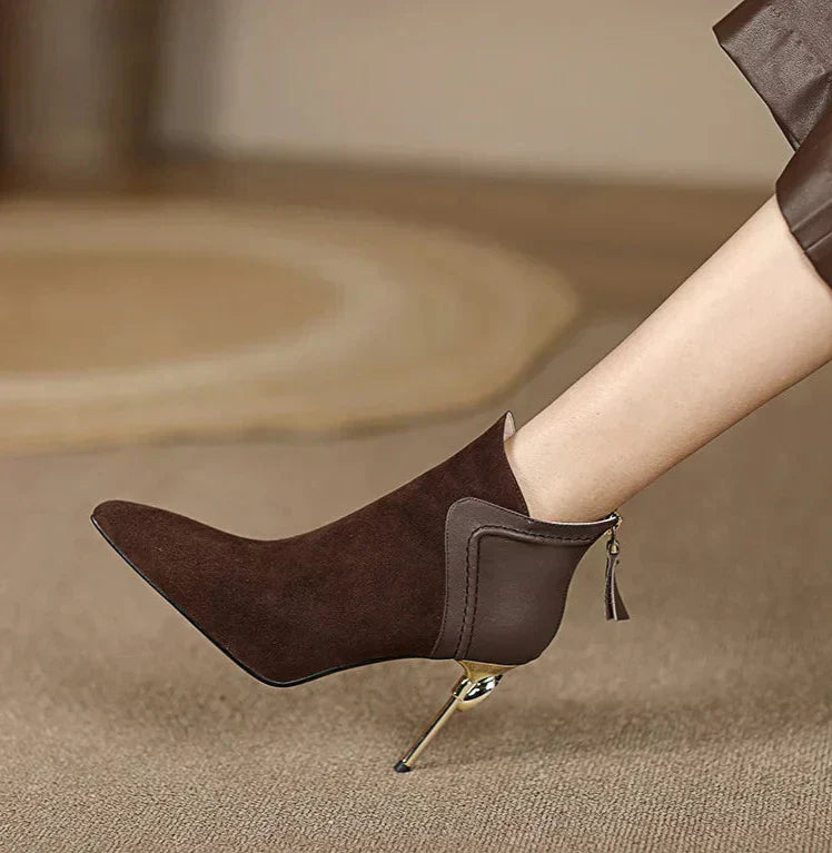 Valentina Pointed Ankle Boots