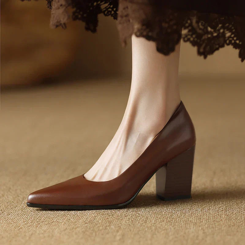 Sofia Leather Pumps