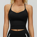 Women Bra Cross Back Yoga Sports Bra Breathable Shock Proof Gym Workout Fitness Push up Top Yoga Running Active Sportswear Vest