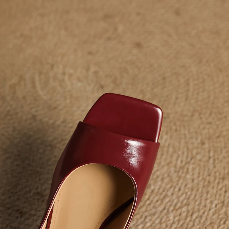 Chiara Genuine Leather Slingback Sandals